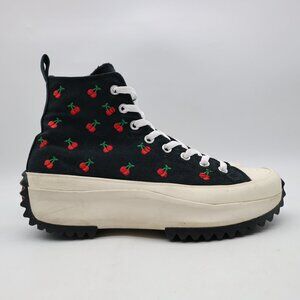 Converse Run Star Hike Hi Women's Size 11.5 Platform Cherry Sneakers A08113C